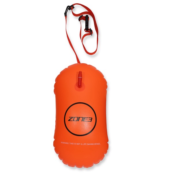 Zone3 Swim Safety Buoy Tow Float - HI-VIS-orange