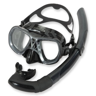 Mares Schnorselset Spyder Basic - für Freitaucher und Schorchler, schwarz