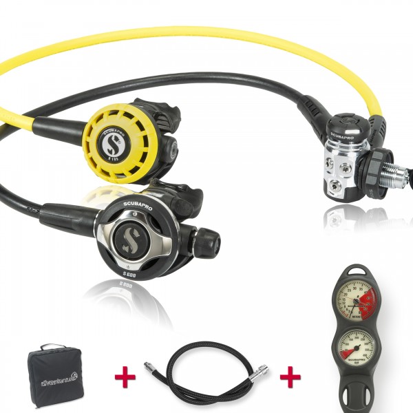 Scubapro MK 17 EVO S600 de luxe Sparset - geprüft und montiert