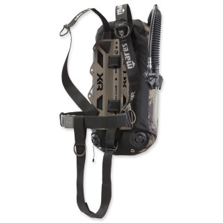 Mares Tactical Green Single Backmount Sparset - mit Alu Backplate