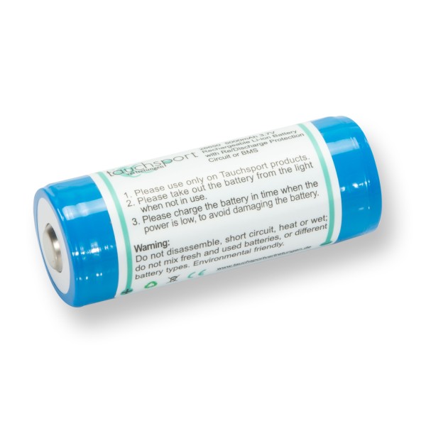 Ersatzakku 26650 für Tauchlampe Oceama Shark und Kaiman
