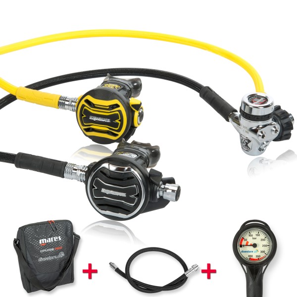 Apeks Atemregler XTX 200 XTX 40 Komfort Set -geprüft und montiert