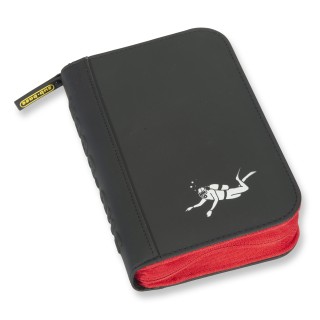 Travel Sub-Book von sub-base - Taucher, schwarz roter Reißverschluss