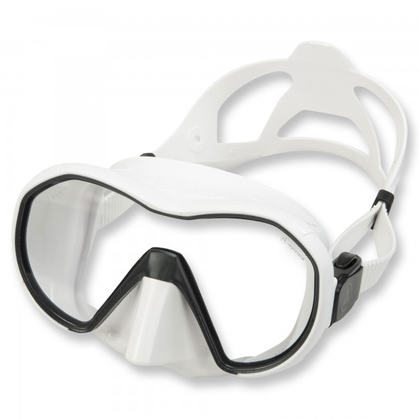 Apeks Tauchmaske VX1 weißes Silikon, klares Glas