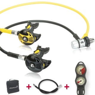 Cressi XS2 AC2 de luxe Sparset - geprüft und montiert