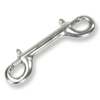 Edelstahl Doppelkarabiner (Double Ender) 4