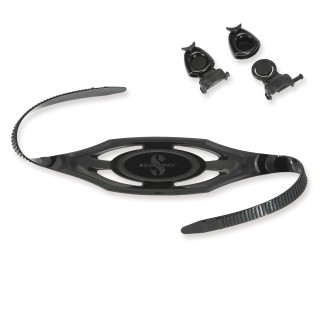Scubapro Sparset Maskenband und Schnallen - schwarz