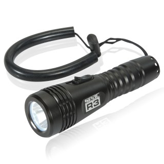 Seac Tauchlampe R3 - 400 Lumen bis 100 Meter wasserdicht