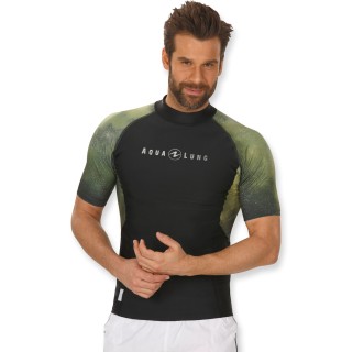 Aqualung Rashguard Galactic Men Kurzarm - camo UPF 50