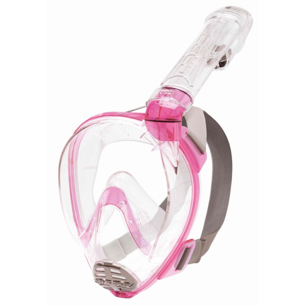 Cressi Vollgesichtsmaske Baron Junior mit Trockenschnorchel pink - ab 7 Jahre