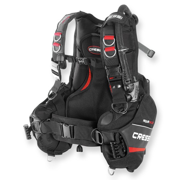 Cressi Jacket Aquaride - Rückenpolster und Trimmbleitaschen