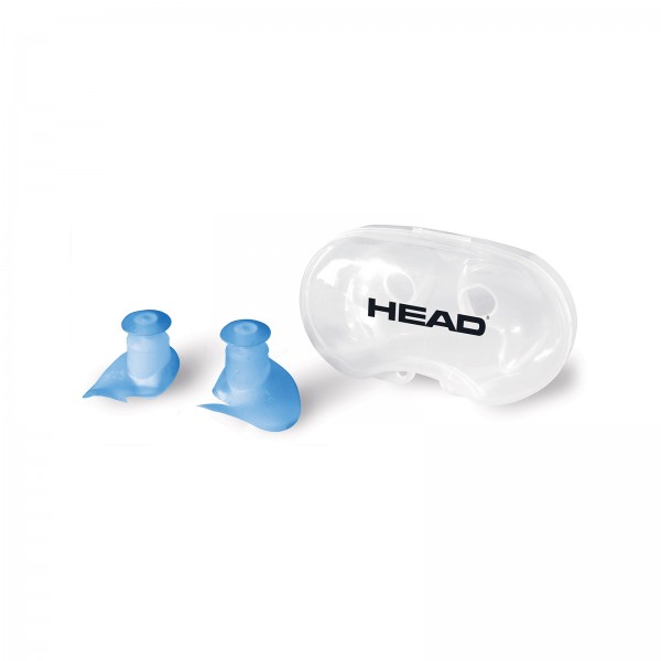 Head Ear Plug Silicone - Ohrenstöpsel, blau