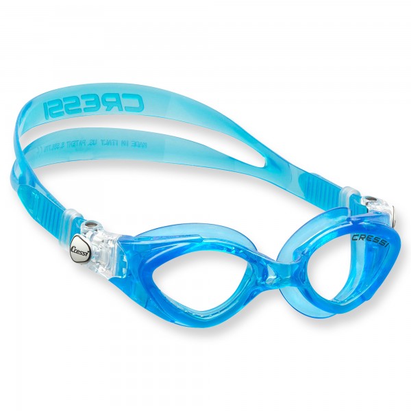 Cressi King Crab Schwimmbrille für Kinder - 7 bis 15 Jahre, blau