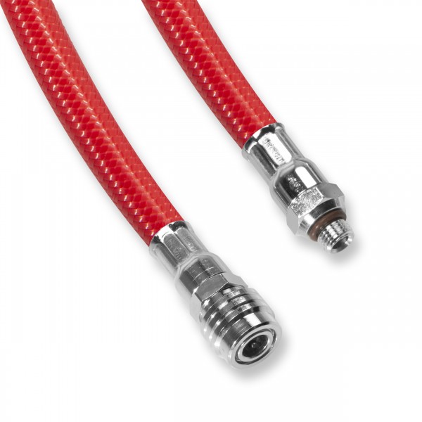 ScubaFlex Inflatorschlauch - rot - 51 bis 90 cm - Flexschlauch