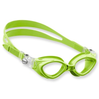 Cressi King Crab Schwimmbrille für Kinder - 7 bis 15 Jahre, lime