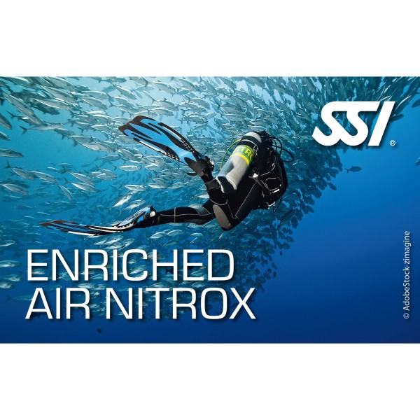 SSI Enriched Air Nitrox Kit - digital, direkt zertifiziert durch divestore SSI Instructor