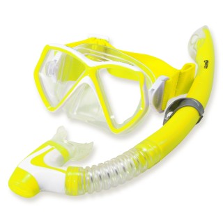 Mares Kinder Schnorchelset Pirate Neon (8-14 Jahre) - gelb