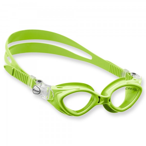 Cressi King Crab Schwimmbrille für Kinder - 7 bis 15 Jahre, lime