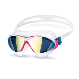 Head Horizon Mirrored Schwimmbrille - weiß pink