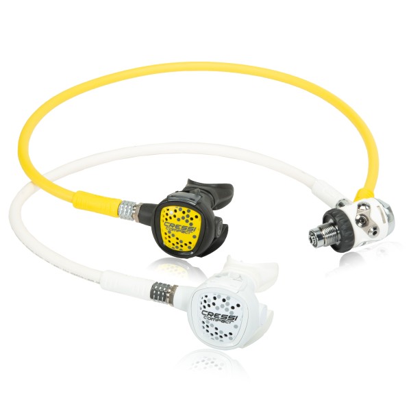 Cressi MC9 XS Compact  Basic Sparset - geprüft und montiert, weiß