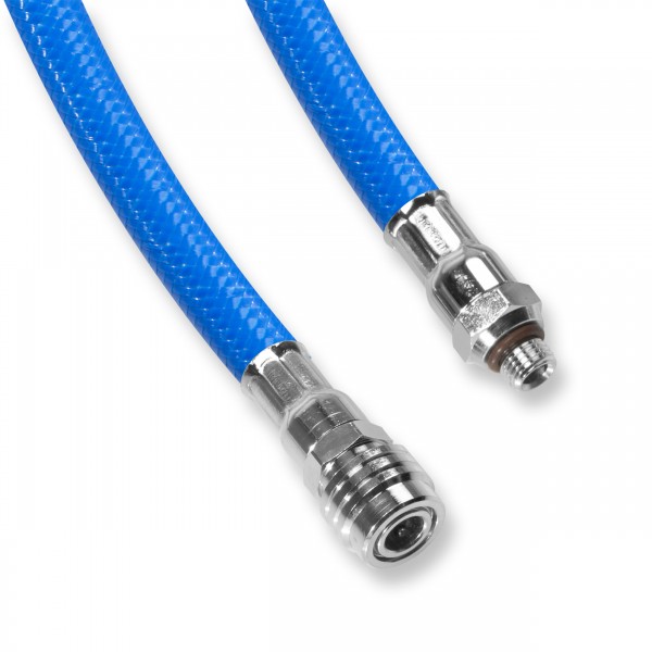 ScubaFlex Inflatorschlauch - blau - 51 bis 90 cm - Flexschlauch