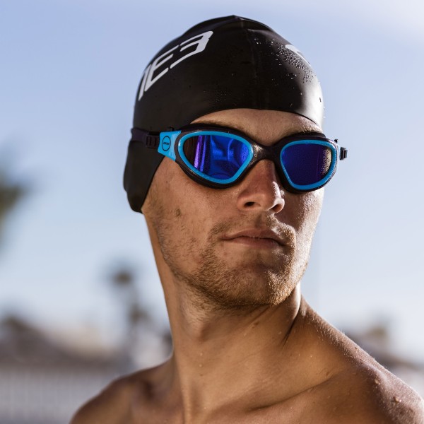 Zone3 Schwimmbrille Vapour - navy blue, polarisiertes Glas
