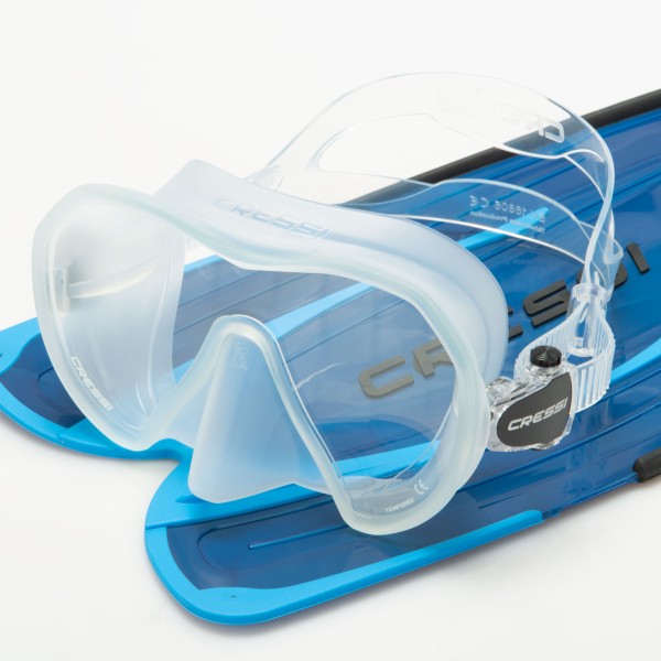Cressi Z-1 Frameless - rahmenlose Tauchmaske, clear