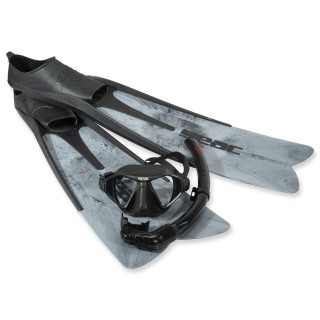 Seac Freitauchset Talent Camo grau - mittellange Flossen