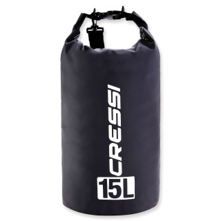 Cressi Dry Bag 15 Liter - schwarz mit Rollverschluss