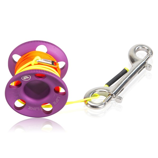 Apeks Lifeline Spool - 15 Meter mit Doppelkarabiner