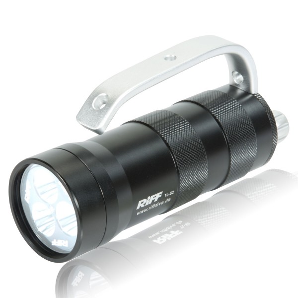 Riff Tauchlampe TL S2 - mit Handgriff, 2000 Lumen