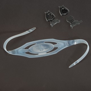 Scubapro Sparset Maskenband und Schnallen - clear
