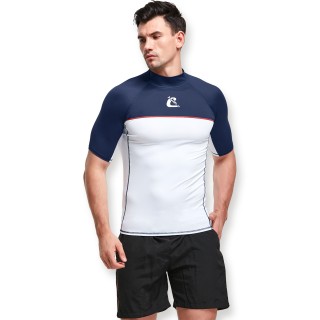 Cressi Shield Rash Guard Shirt - kurzarm Herren, UFP 50+