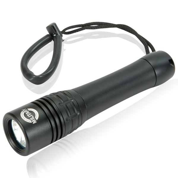 Tauchlampe Military - 1500 Lumen Chipleistung, kompakt und hell