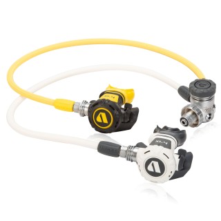 Apeks XL4+ Atemregler Basic Sparset DIN - geprüft und montiert, weiß