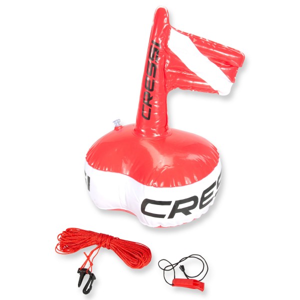 Cressi Taucherboje Easy Buoy - mit 20 m Seil