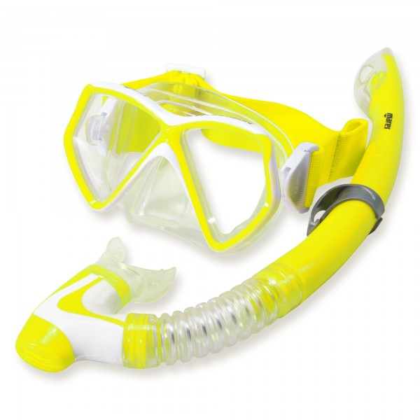 Mares Kinder Schnorchelset Pirate Neon (8-14 Jahre) - gelb