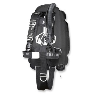 Mares XR-Rec Trim Single Backmount Sparset - mit Alu Blackplate