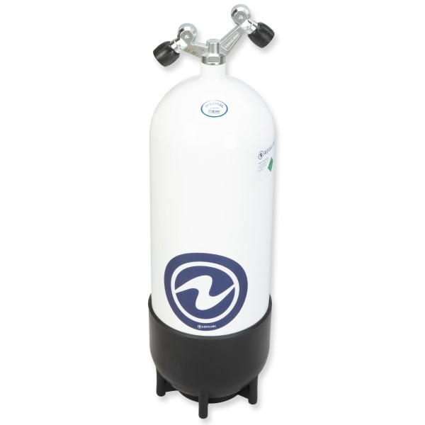Aqualung 15-Liter Tauchflasche mit TAG-Doppelventil