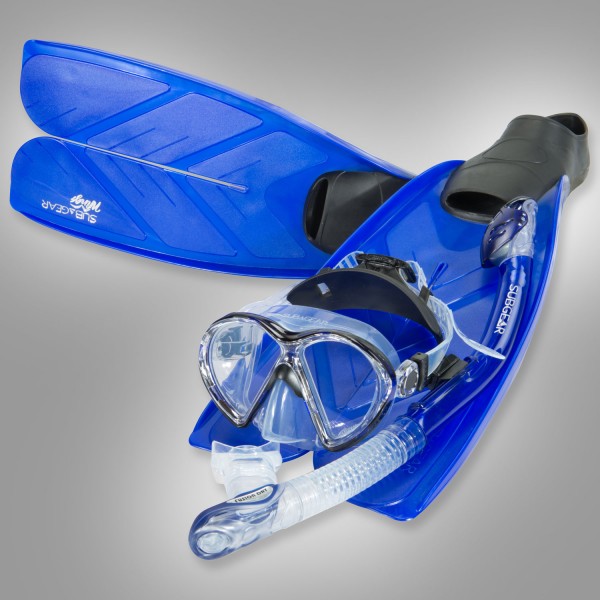 Exklusives Schnorchelset Wings mit Trockenschnorchel