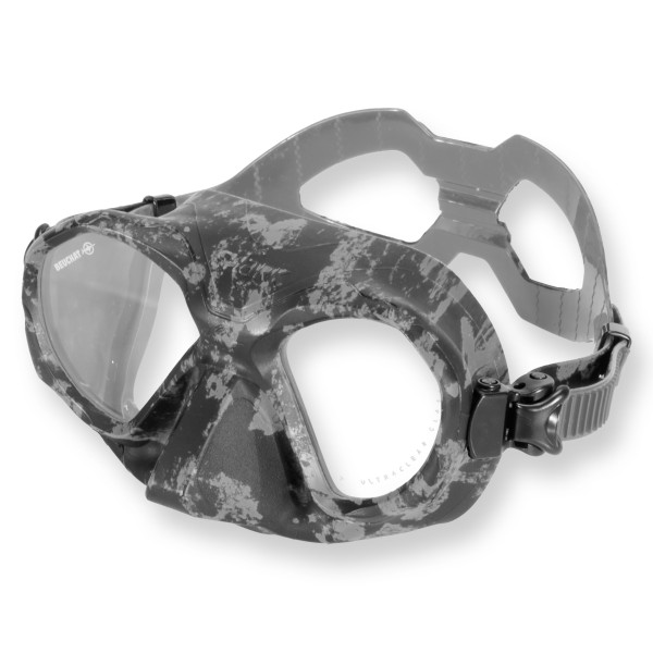 Beuchat Tauchmaske Shark - kleines Volumen, schwarz camo