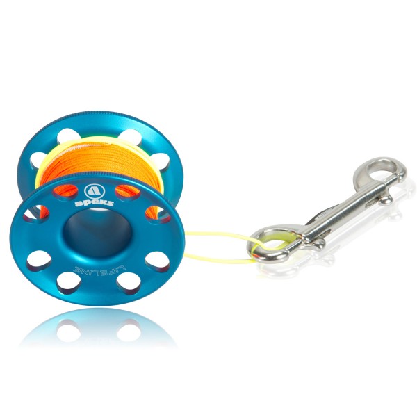 Apeks Lifeline Spool - 45 Meter mit Doppelkarabiner