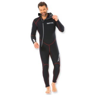 Seac Resort 5.0 - Tauchanzug mit Kopfhaube - Herren, 5 mm Neopren