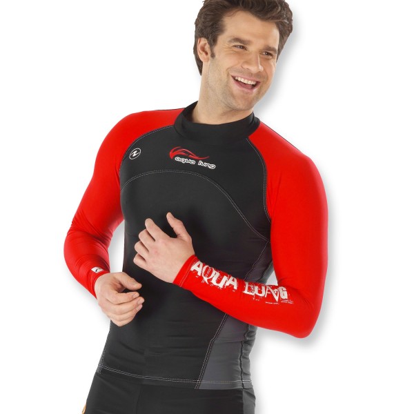 Aqualung Rash Guard Rednight - lang