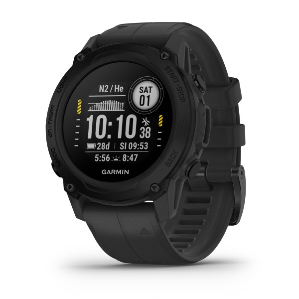 Garmin Descent G1 GPS Tauchcomputer - schiefergrau schwarz Silikonarmband