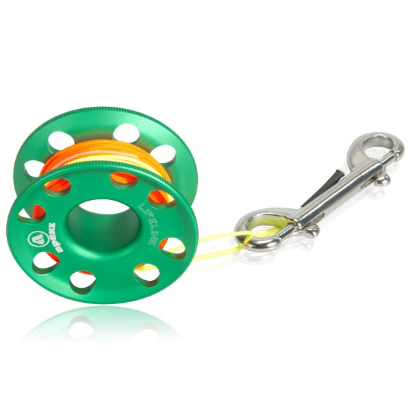 Apeks Lifeline Spool - 30 Meter mit Doppelkarabiner