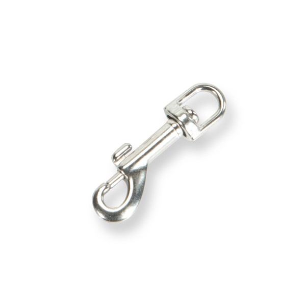 Edelstahl Karabiner mit Drehgelenk (Bolt -Snap) 3/ 8", 10 mm