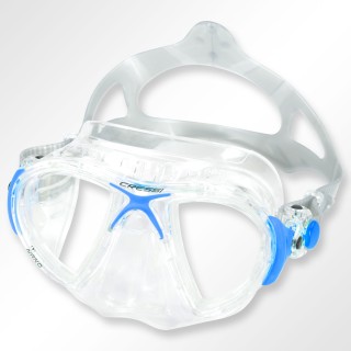 Nano Crystal - Maske mit sehr kleinem Volumen von Cressi, blau
