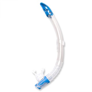 Cressi Ventilschnorchel Gamma - mit Spritzschutz, blau