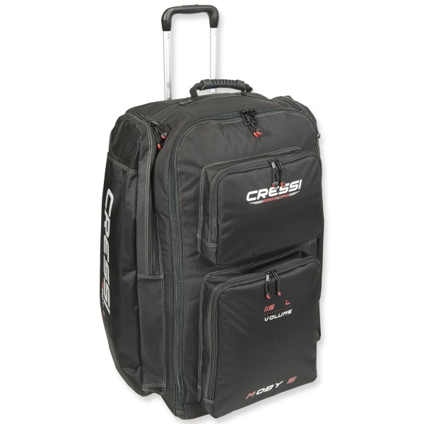Cressi Moby 5 Tauchrucksack mit Rollen und Teleskopgriff
